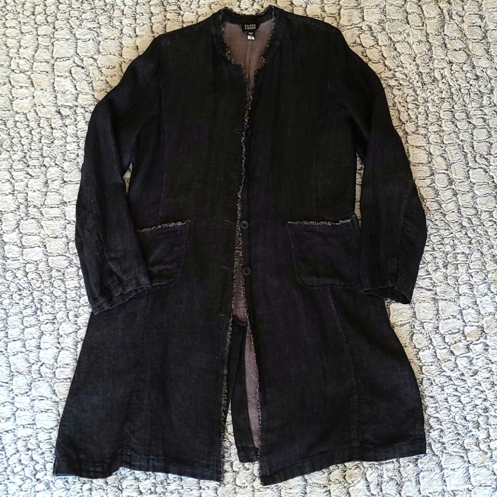 Eileen Fisher linen jacket